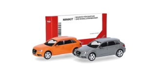 Herpa 014090 - H0 - Audi A3 2012 (2 Stück) - Bausatz